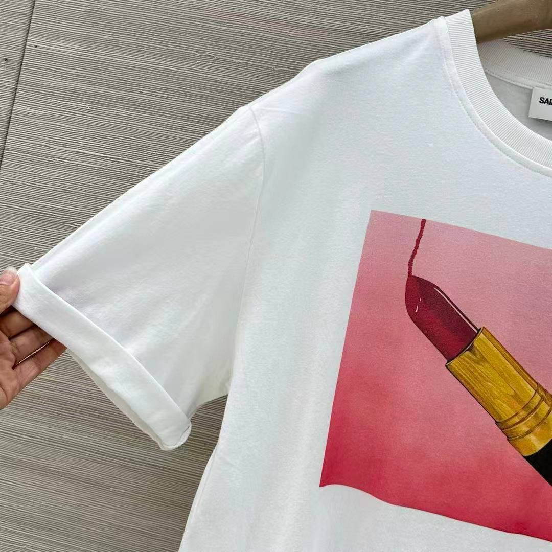 ФУТБОЛКА SAINT LAURENT детальное фото