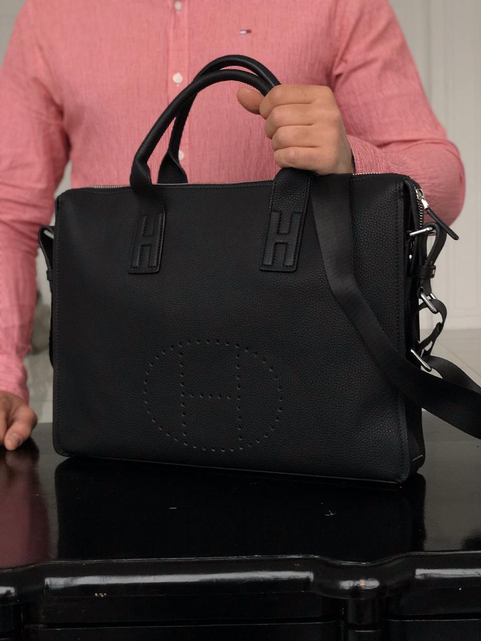 МУЖСКОЙ ПОРТФЕЛЬ HERMES детальное фото