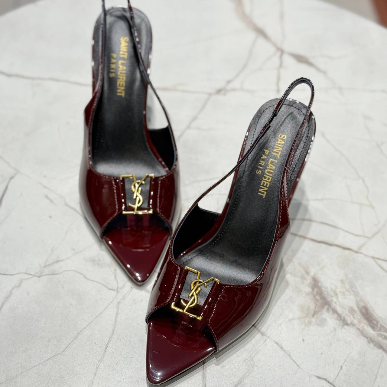 БОСОНОЖКИ SAINT LAURENT детальное фото