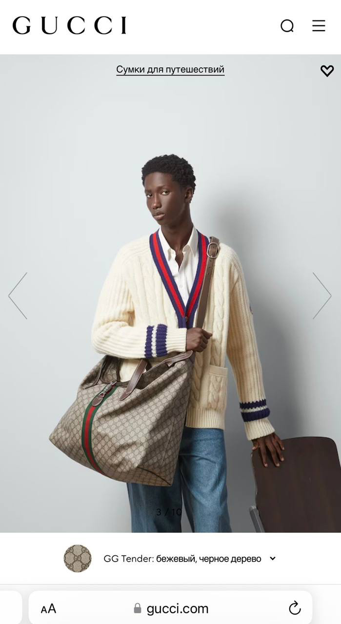 ДОРОЖНАЯ СУМКА GUCCI детальное фото