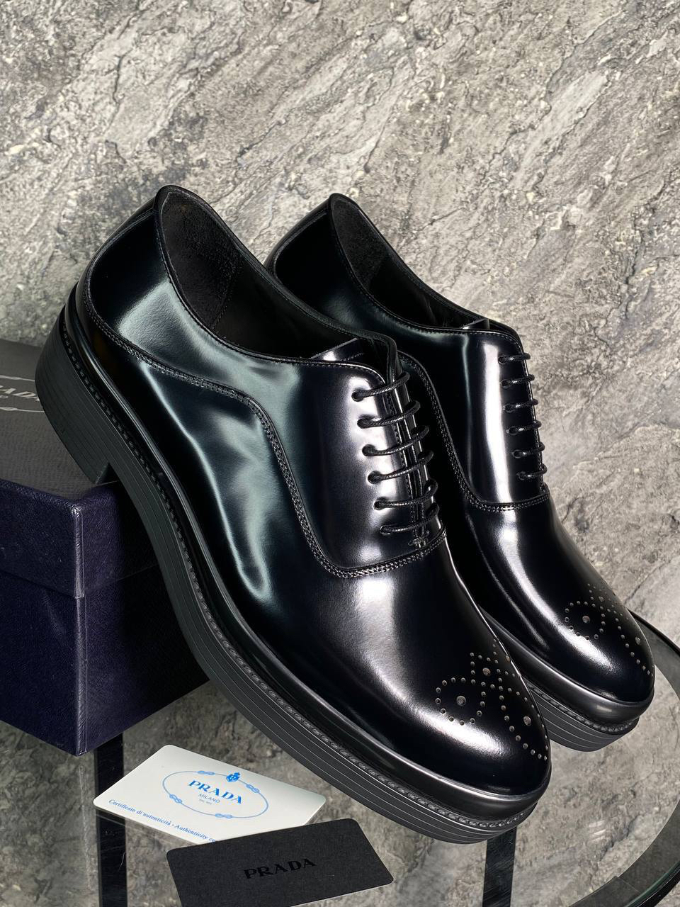 МУЖСКИЕ ТУФЛИ PRADA детальное фото