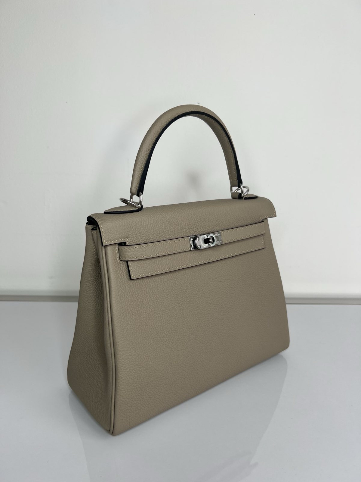 СУМКА HERMES KELLY 25 ручная работа детальное фото