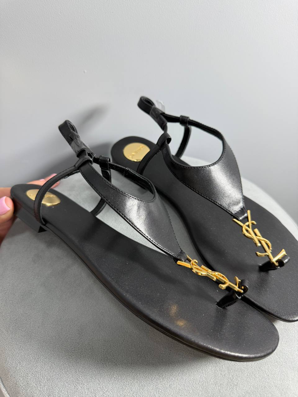 БОСОНОЖКИ SAINT LAURENT детальное фото