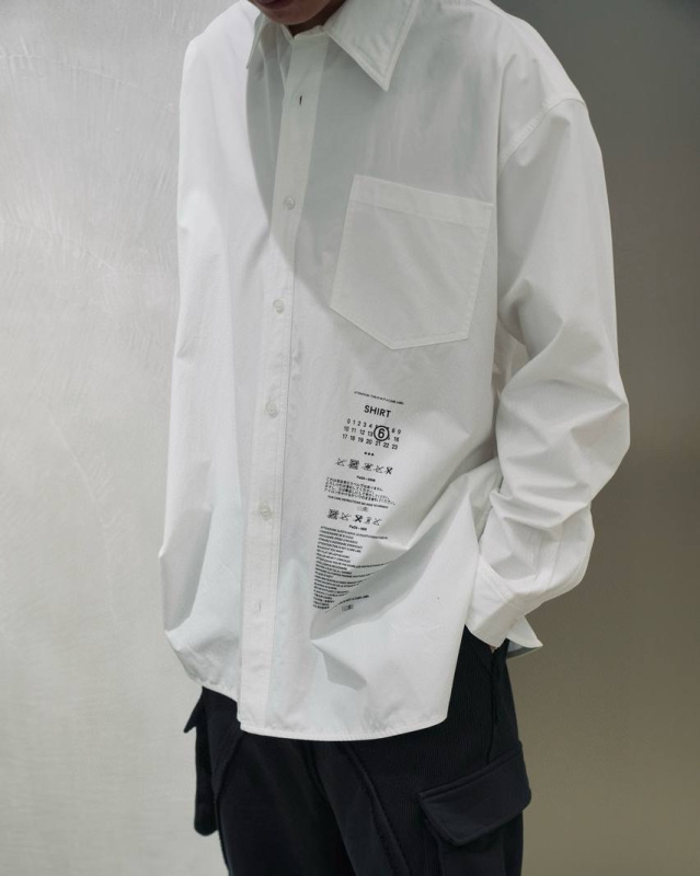 МУЖСКАЯ РУБАШКА MAISON MARGIELA фото