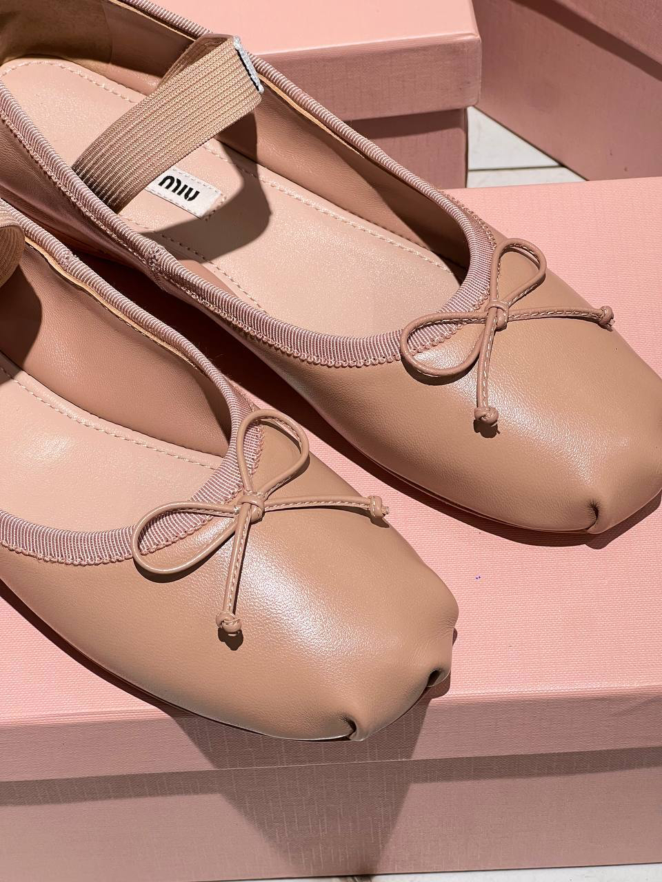 БАЛЕТКИ MIU MIU детальное фото