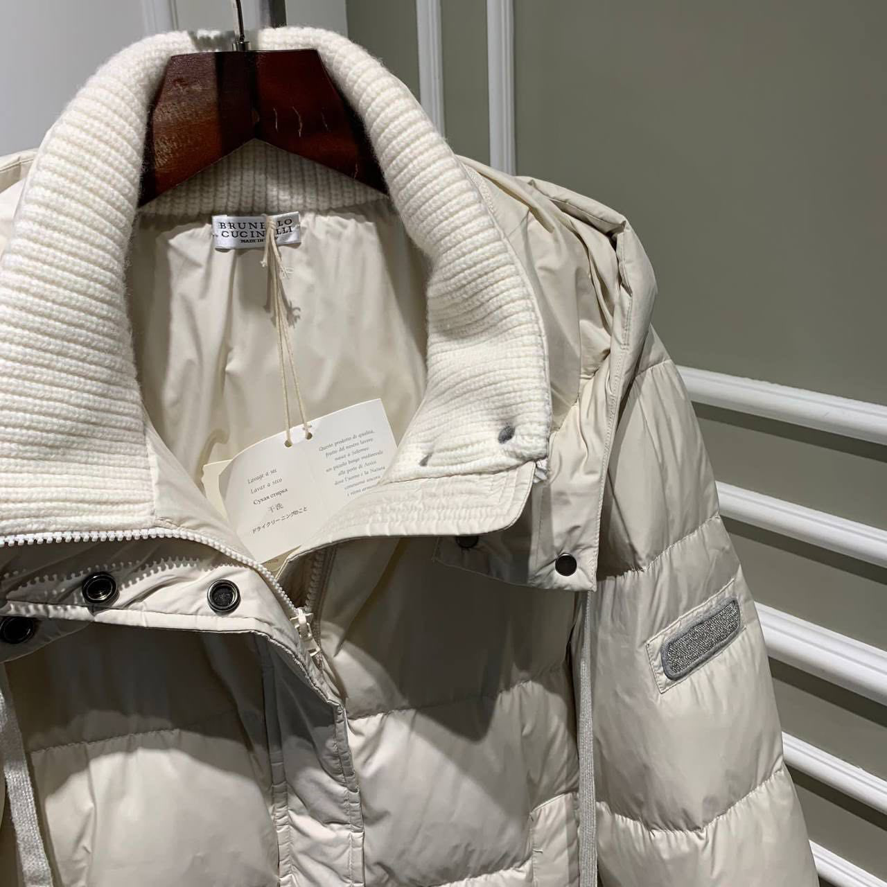 ПУХОВИК BRUNELLO CUCINELLI детальное фото