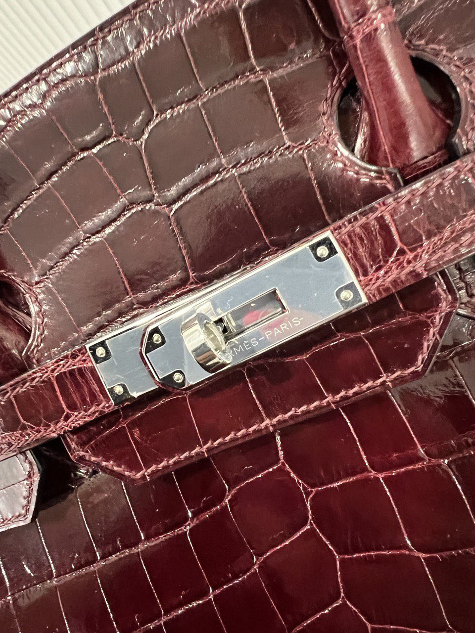 СУМКА HERMES BIRKIN 35 ручная работа детальное фото