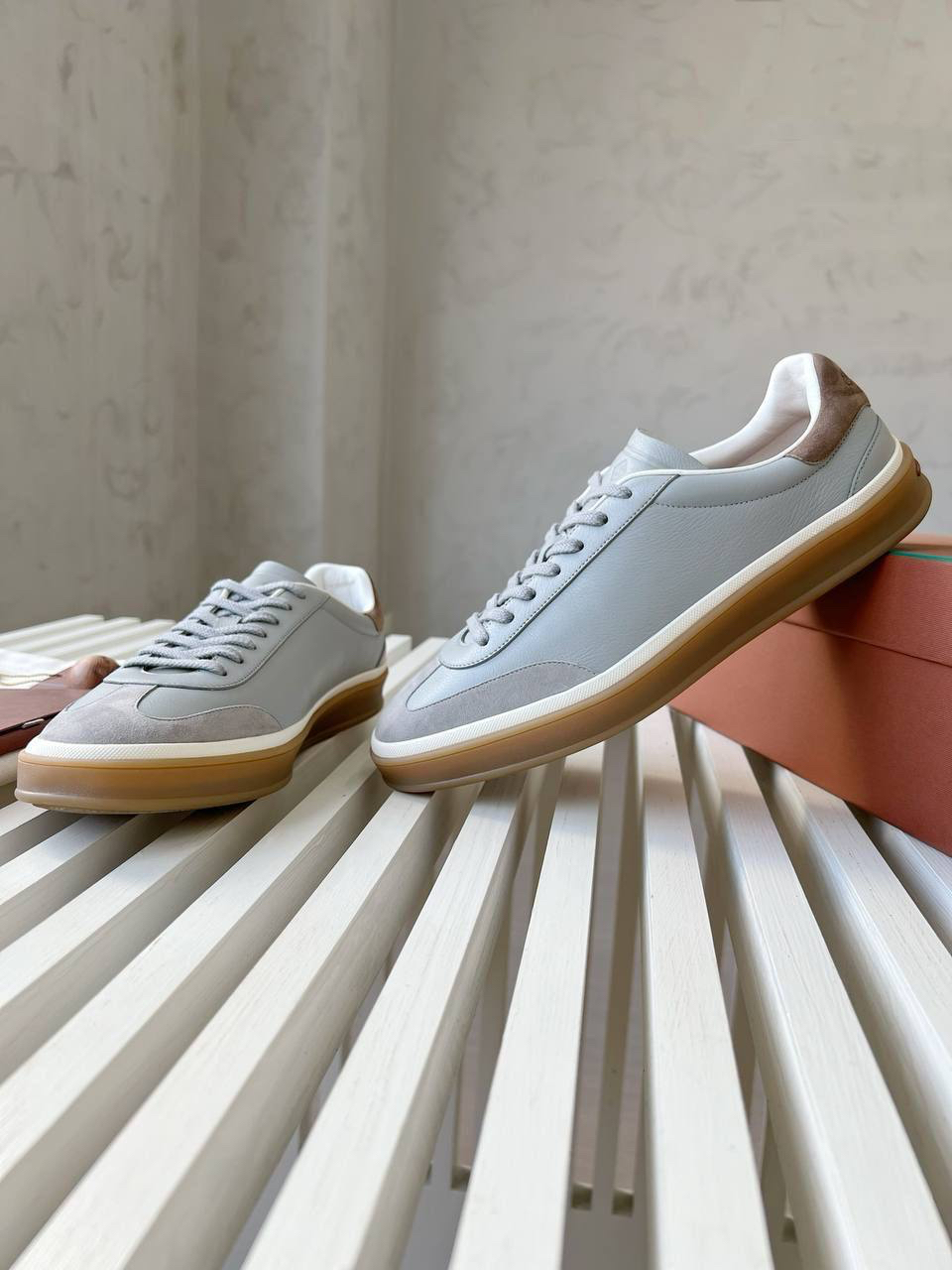 МУЖСКИЕ КЕДЫ LORO PIANA детальное фото