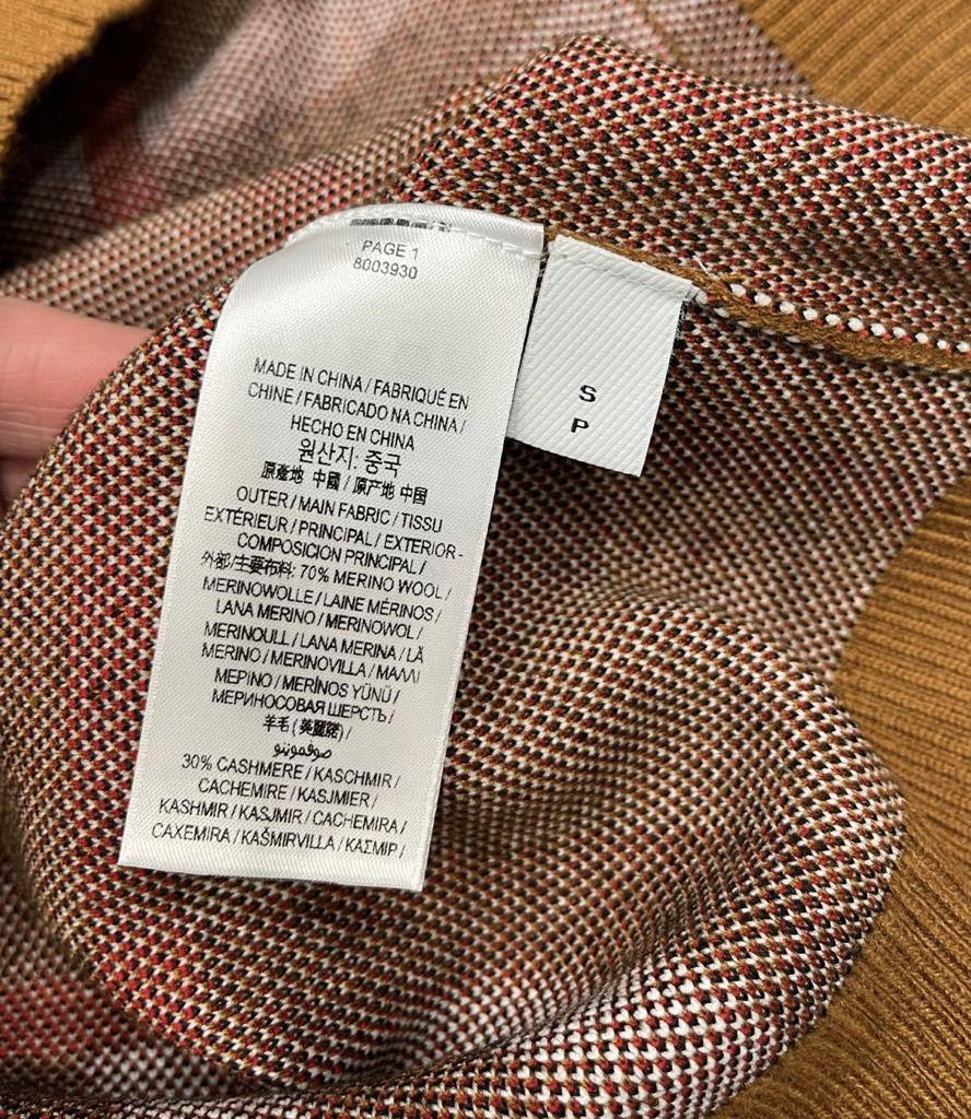 КАРДИГАН BURBERRY детальное фото