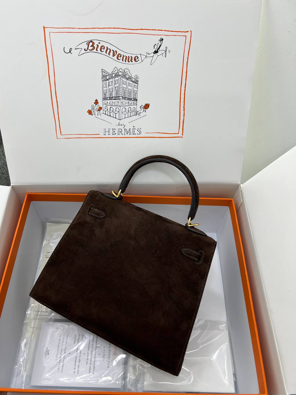 СУМКА HERMES KELLY 25 детальное фото