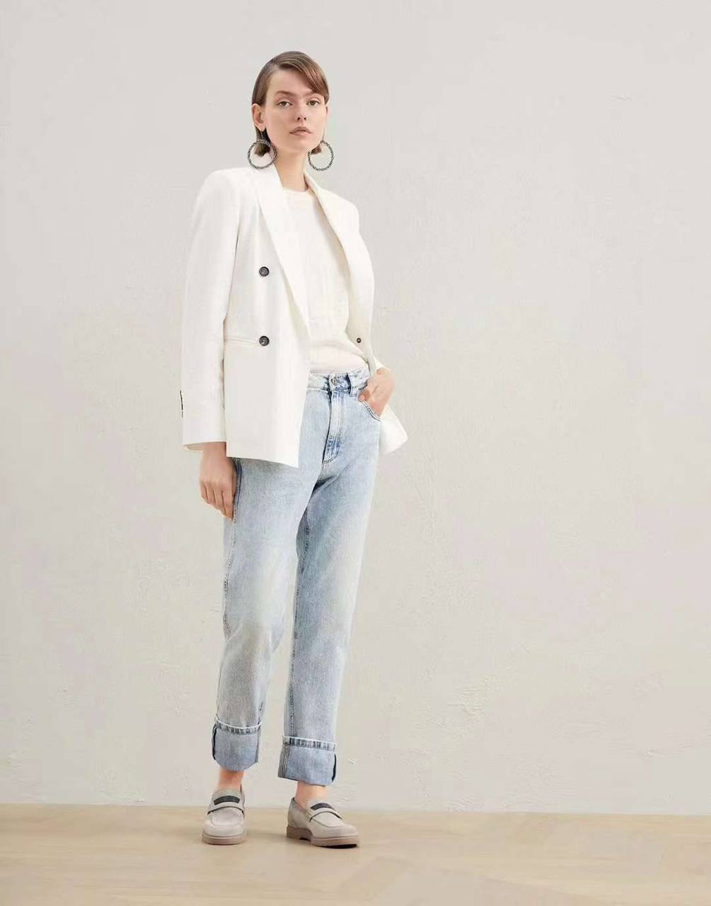 ДЖИНСЫ BRUNELLO CUCINELLI детальное фото