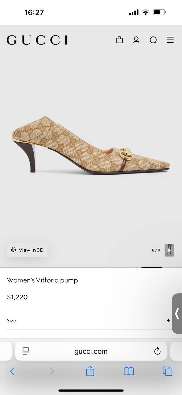ТУФЛИ GUCCI детальное фото
