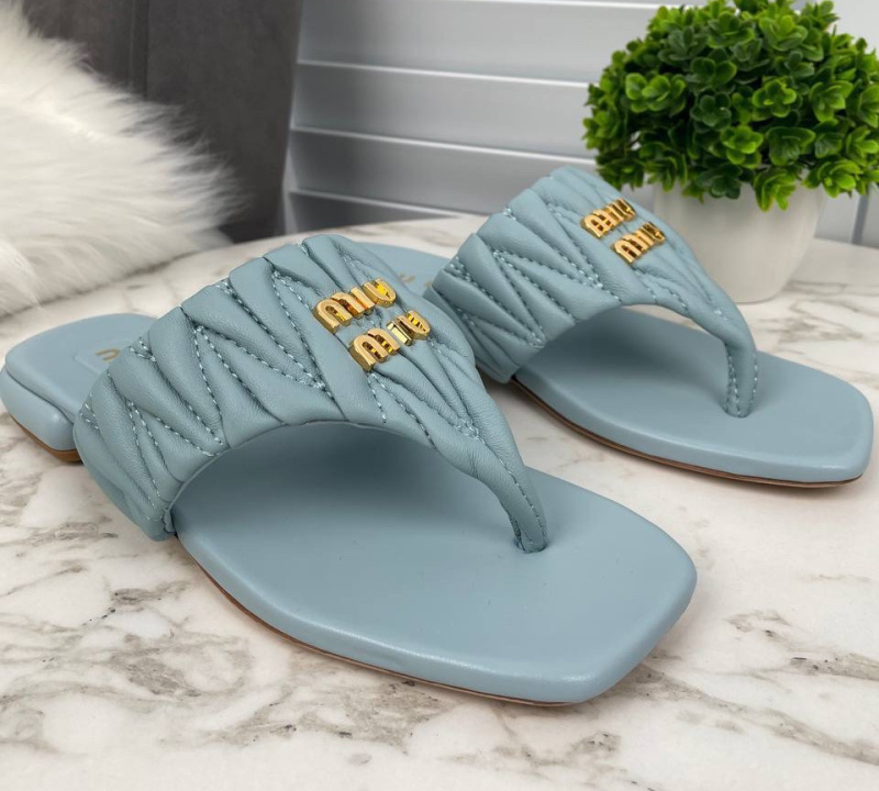 ШЛЕПКИ MIU MIU фото