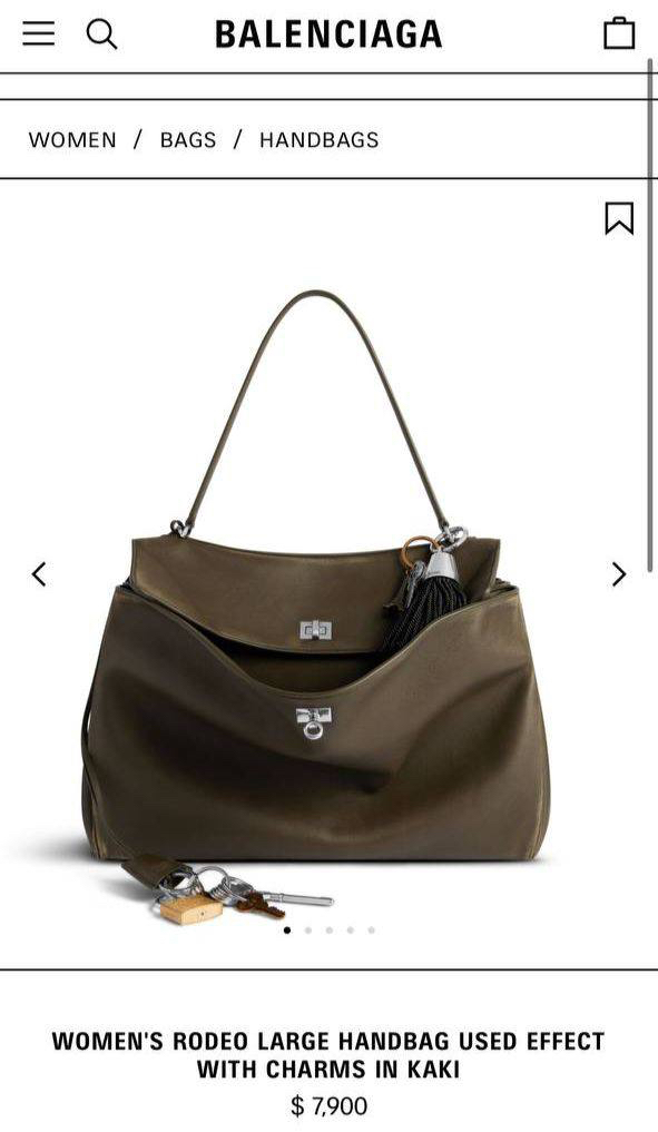 СУМКА BALENCIAGA RODEO детальное фото