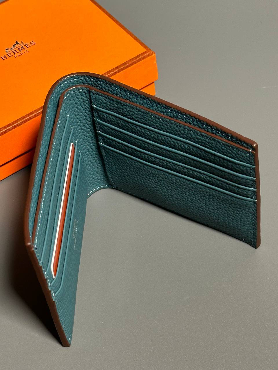 МУЖСКОЙ ПОРТМОНЕ HERMES детальное фото