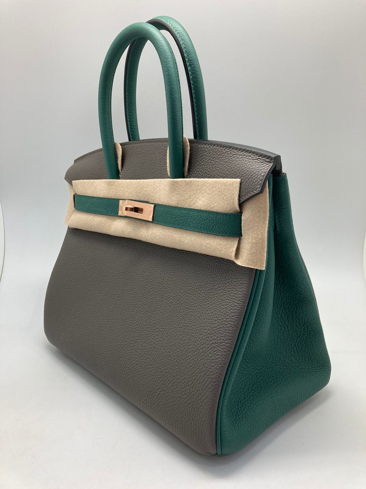 СУМКА HERMES BIRKIN 30 ручная работа детальное фото