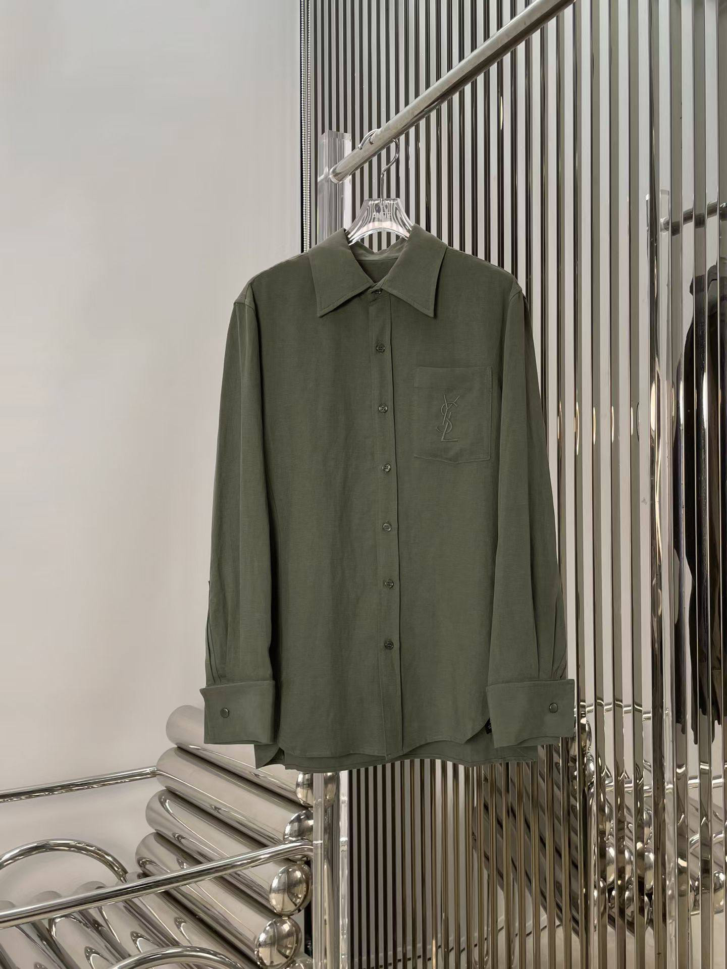 РУБАШКА SAINT LAURENT детальное фото