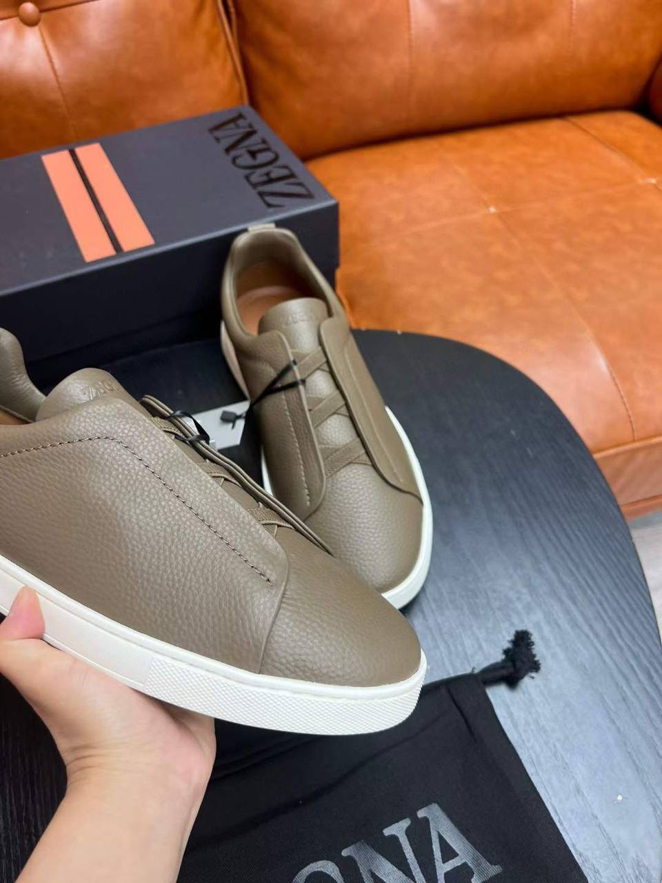 МУЖСКИЕ КЕДЫ ZEGNA детальное фото