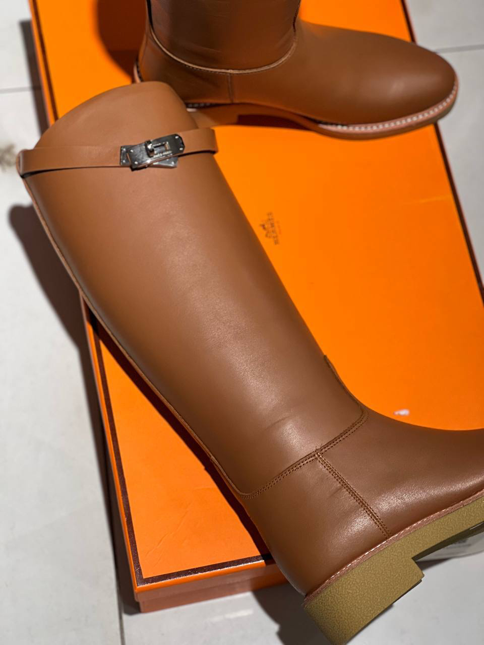 САПОГИ HERMES детальное фото