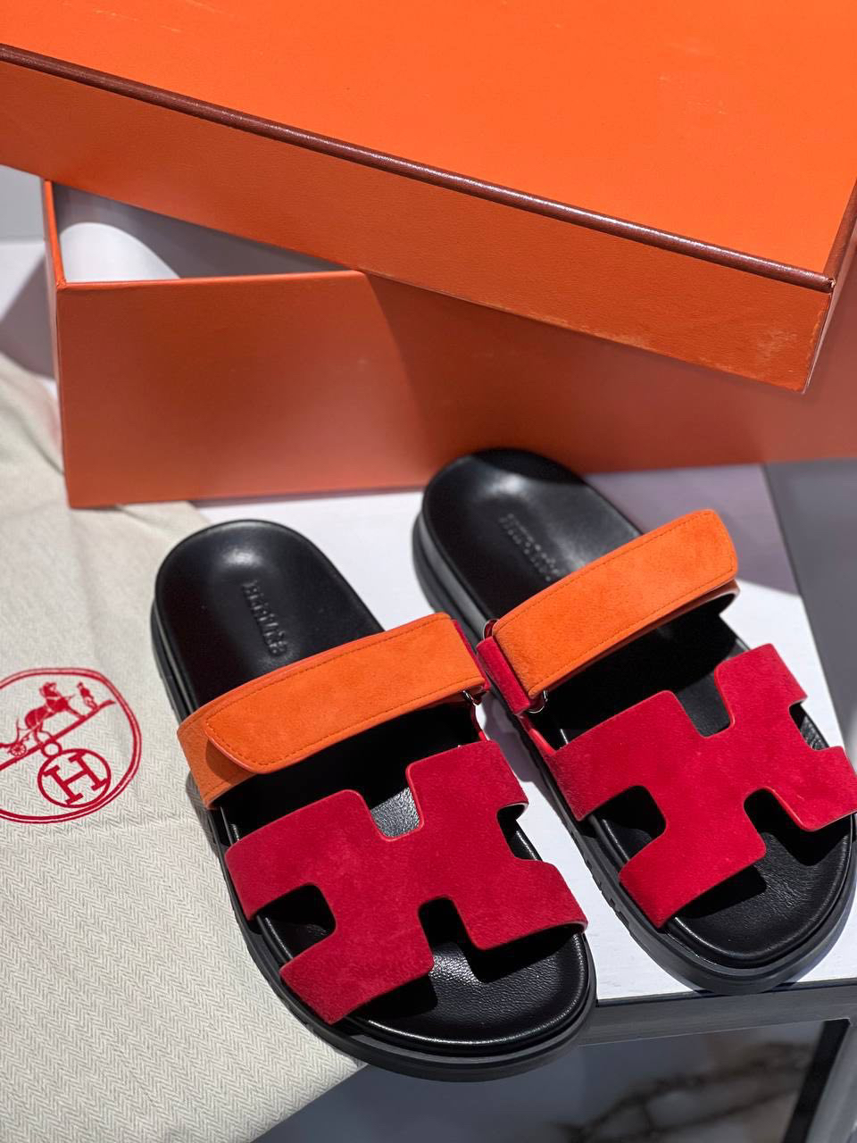 ШЛЕПКИ HERMES детальное фото