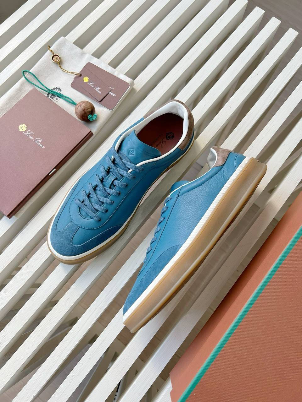 МУЖСКИЕ КЕДЫ LORO PIANA детальное фото