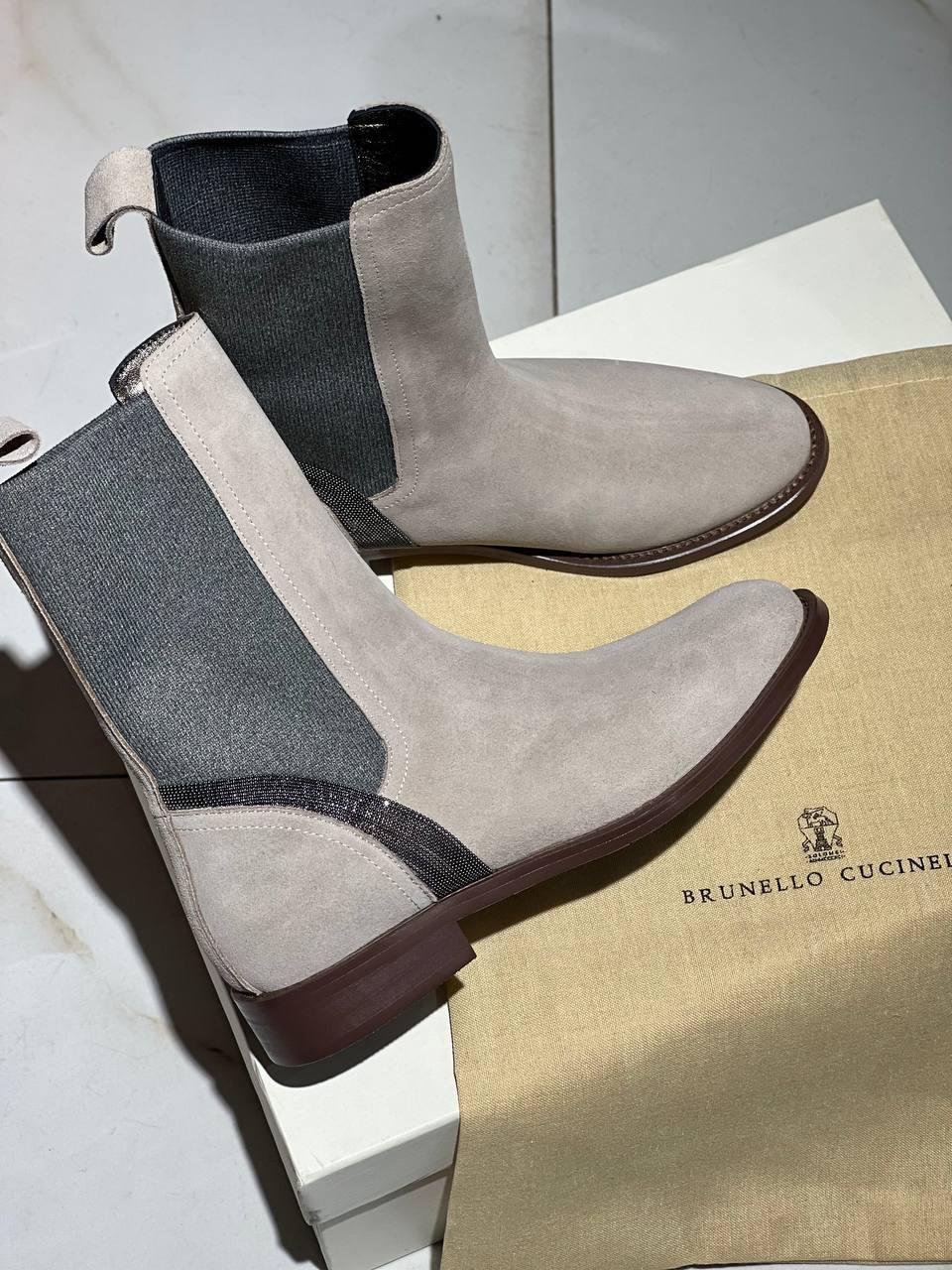 БОТИНКИ BRUNELLO CUCINELLI детальное фото
