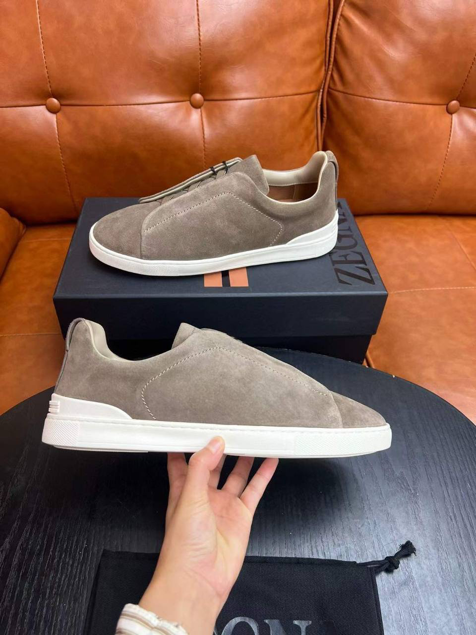 МУЖСКИЕ КЕДЫ ZEGNA детальное фото