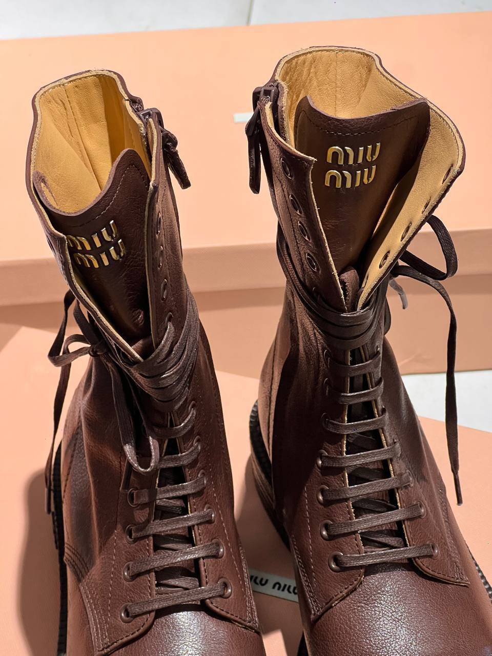 БОТИНКИ MIU MIU детальное фото