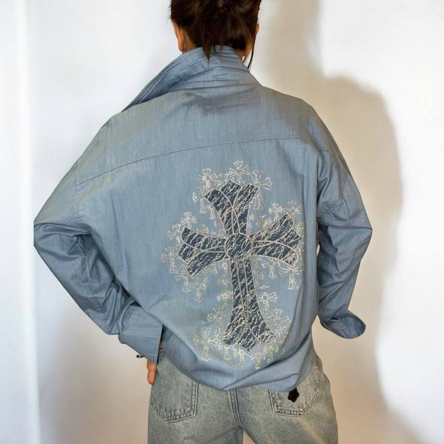 РУБАШКА CHROME HEARTS детальное фото