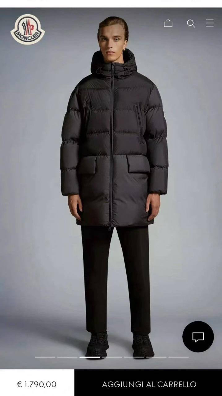 МУЖСКОЙ ПУХОВИК MONCLER детальное фото