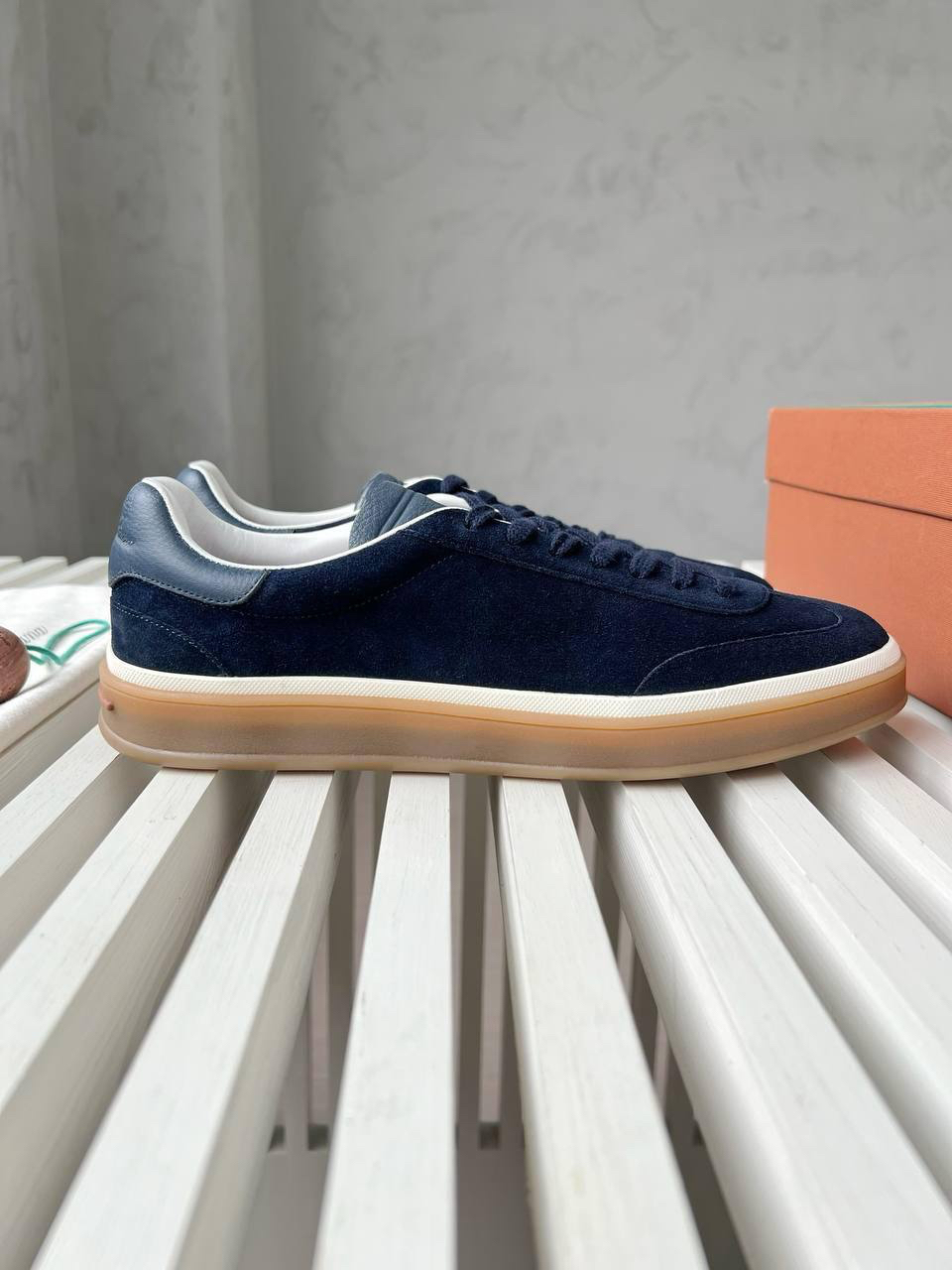 МУЖСКИЕ КЕДЫ LORO PIANA детальное фото