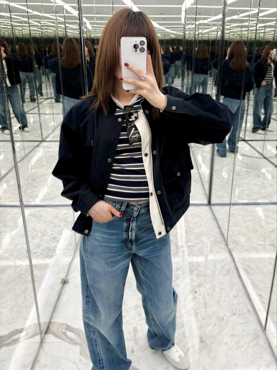 ВЕТРОВКА ДВУХСТОРОННЯЯ SAINT LAURENT детальное фото