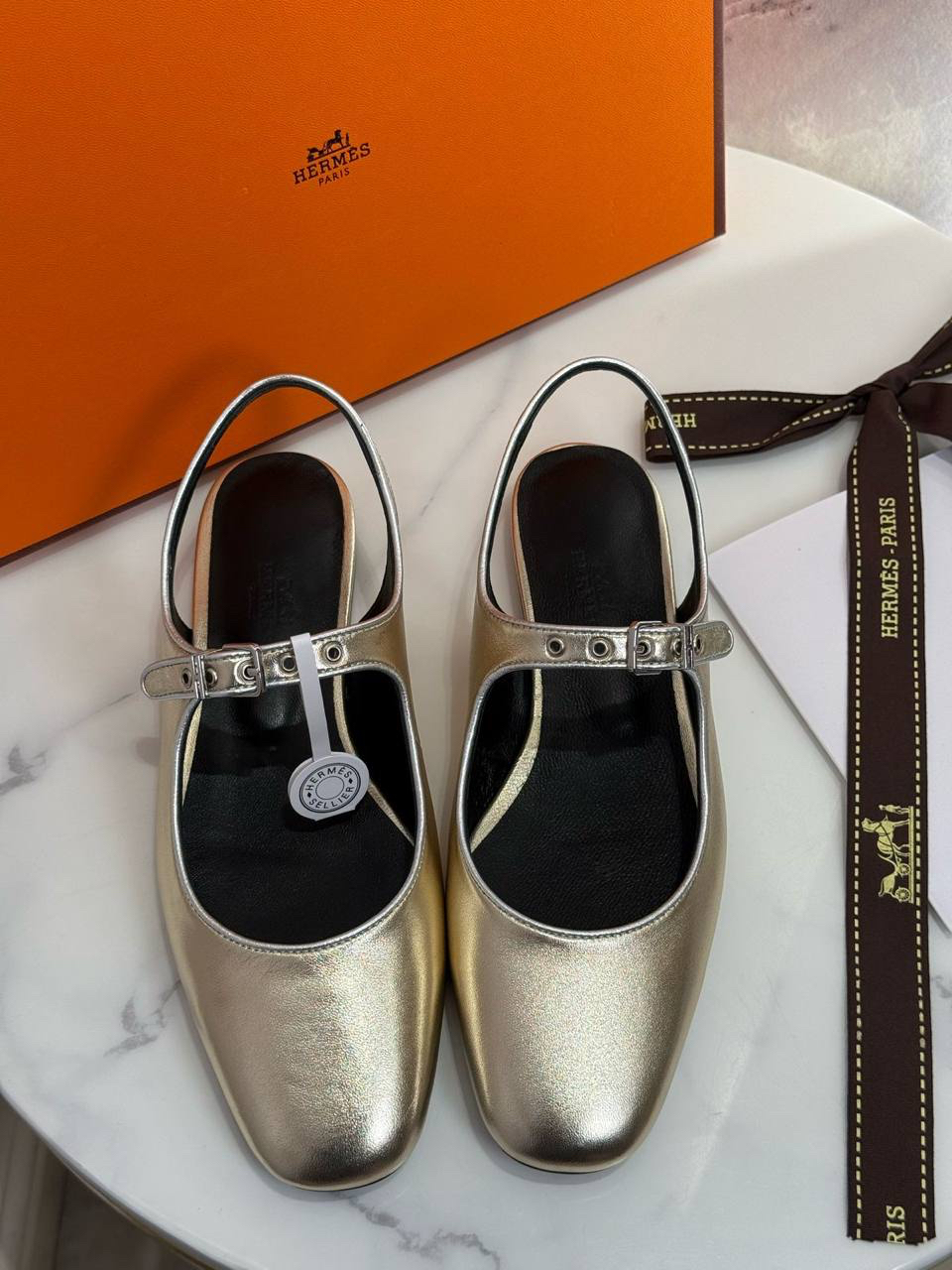 БАЛЕТКИ HERMES детальное фото