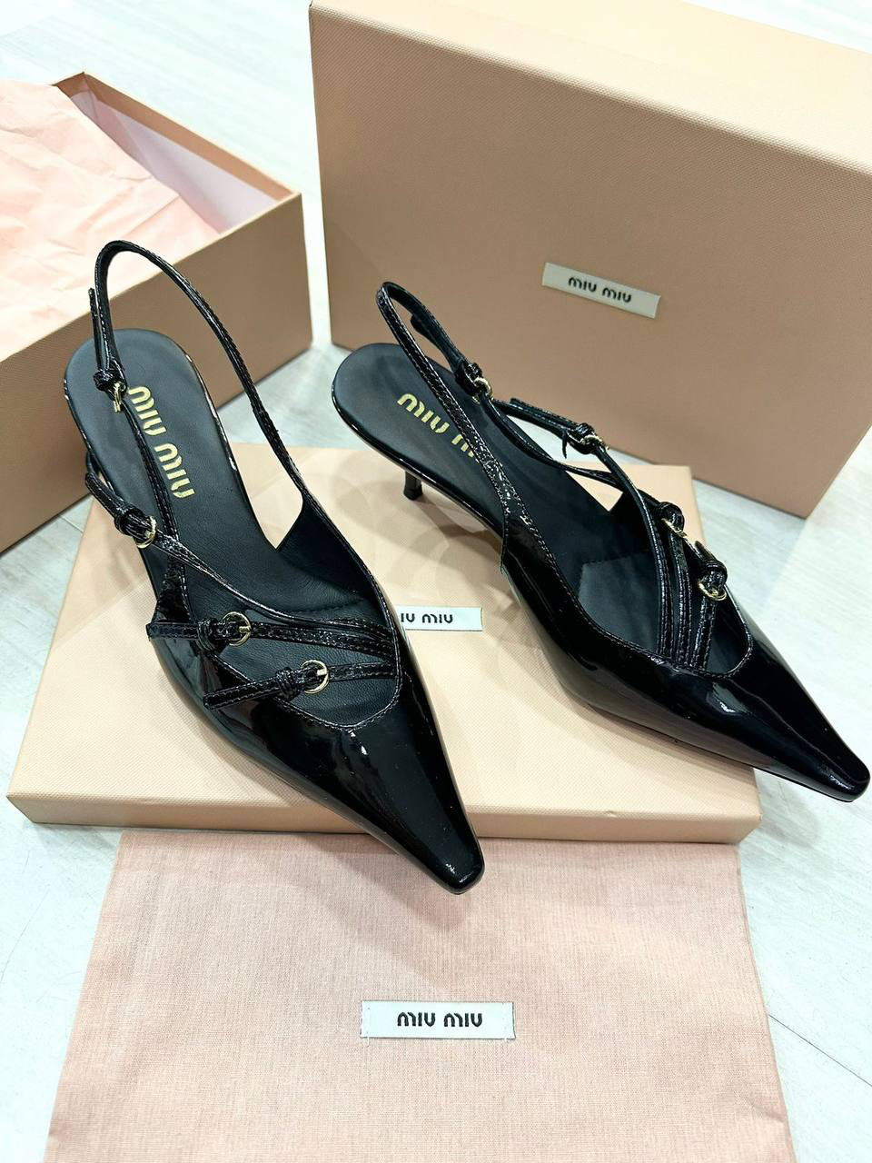 ТУФЛИ MIU MIU детальное фото