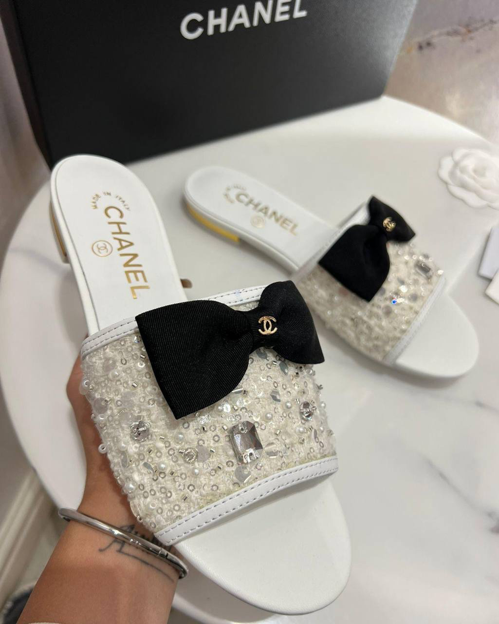 ШЛЕПКИ CHANEL детальное фото
