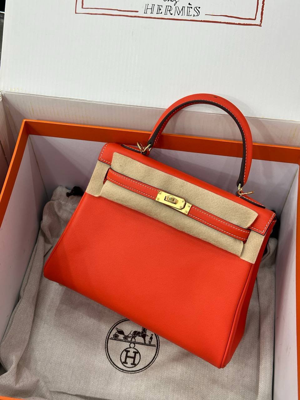 СУМКА HERMES KELLY 25 детальное фото