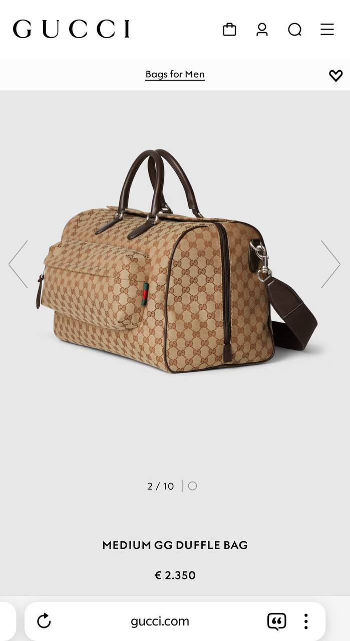 ДОРОЖНАЯ СУМКА GUCCI детальное фото