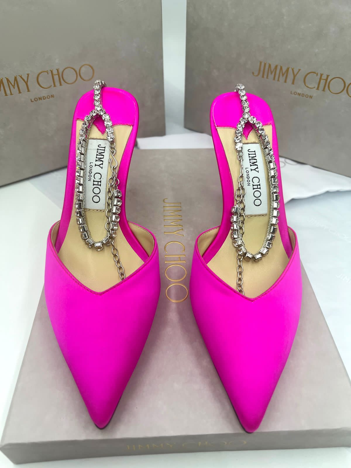 БОСОНОЖКИ JIMMY CHOO детальное фото
