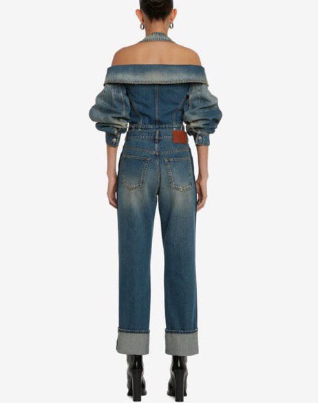 ДЖИНСЫ ALEXANDER MCQUEEN детальное фото