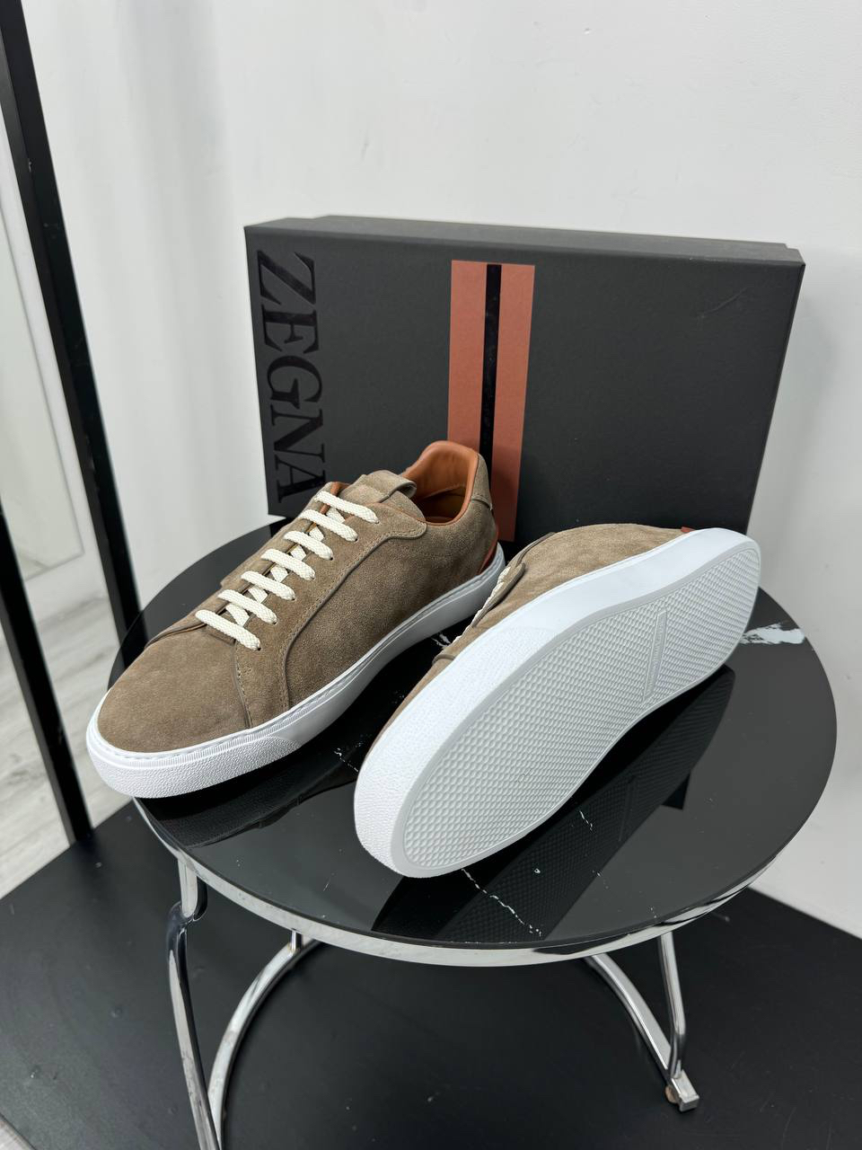 МУЖСКИЕ КЕДЫ ZEGNA детальное фото
