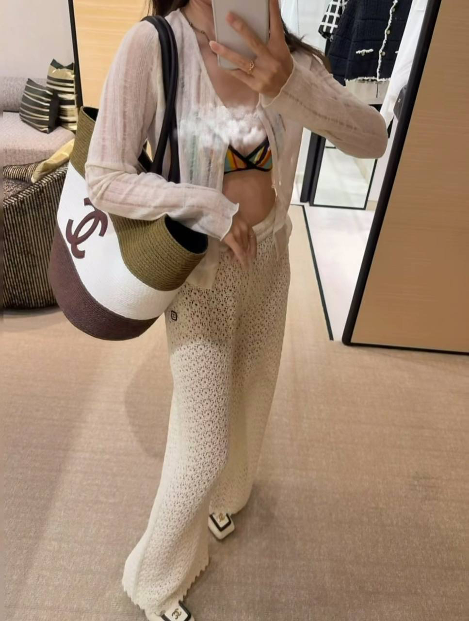 БРЮКИ CHANEL детальное фото