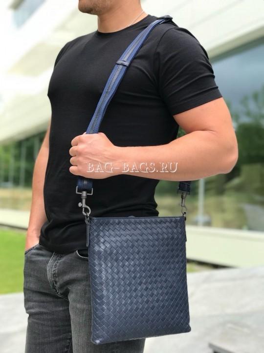 МУЖСКАЯ СУМКА МЕССЕНДЖЕР BOTTEGA VENETA детальное фото