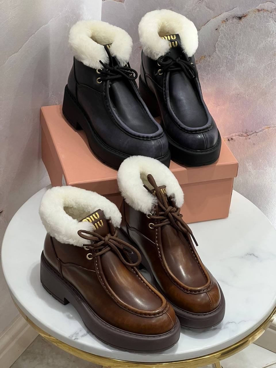 БОТИНКИ MIU MIU детальное фото