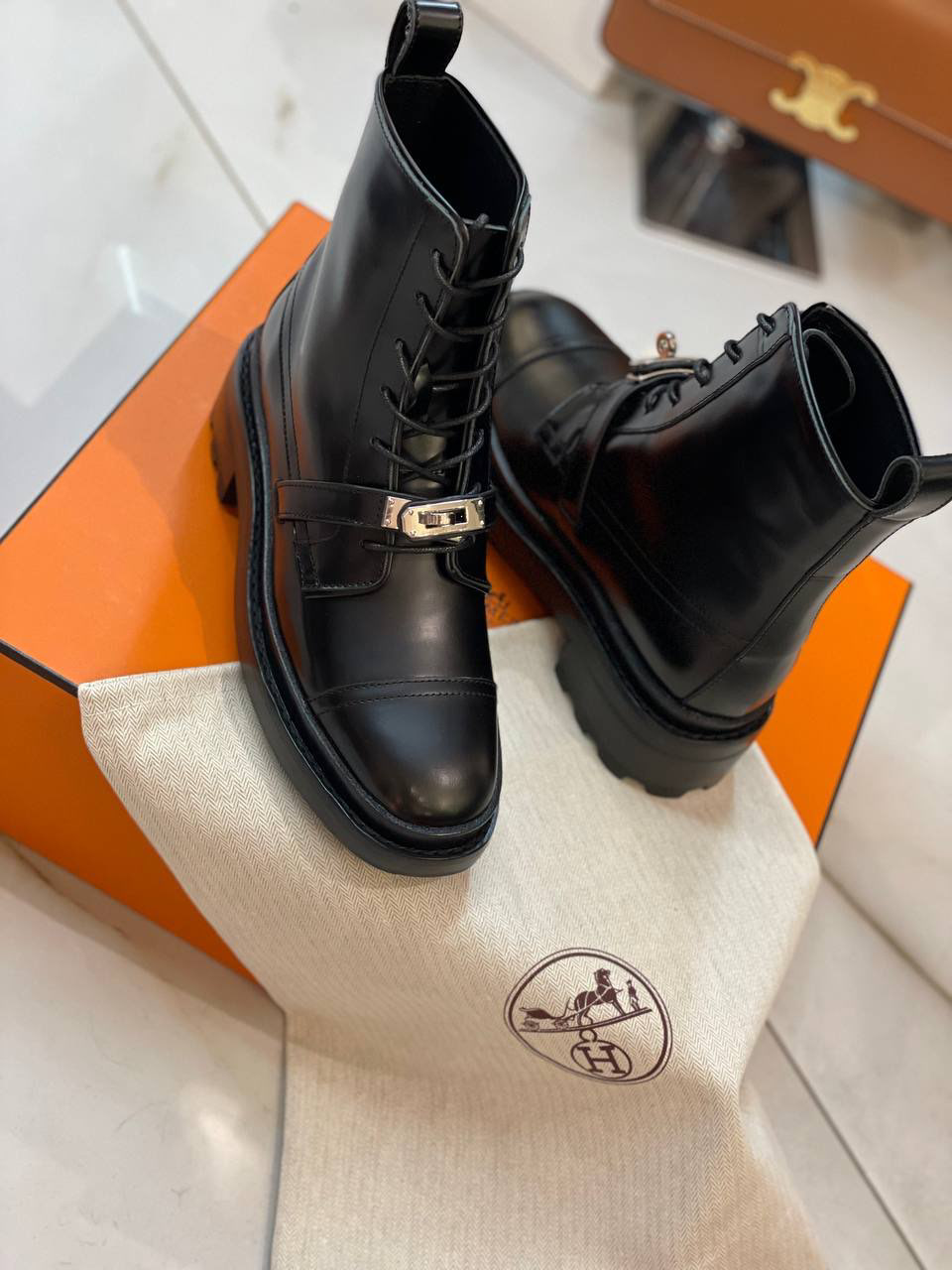БОТИНКИ HERMES детальное фото