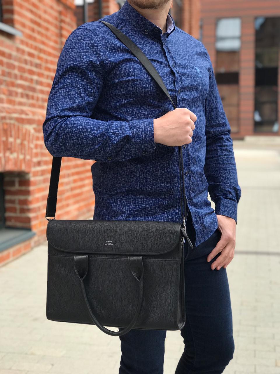 МУЖСКОЙ ПОРТФЕЛЬ HERMES детальное фото