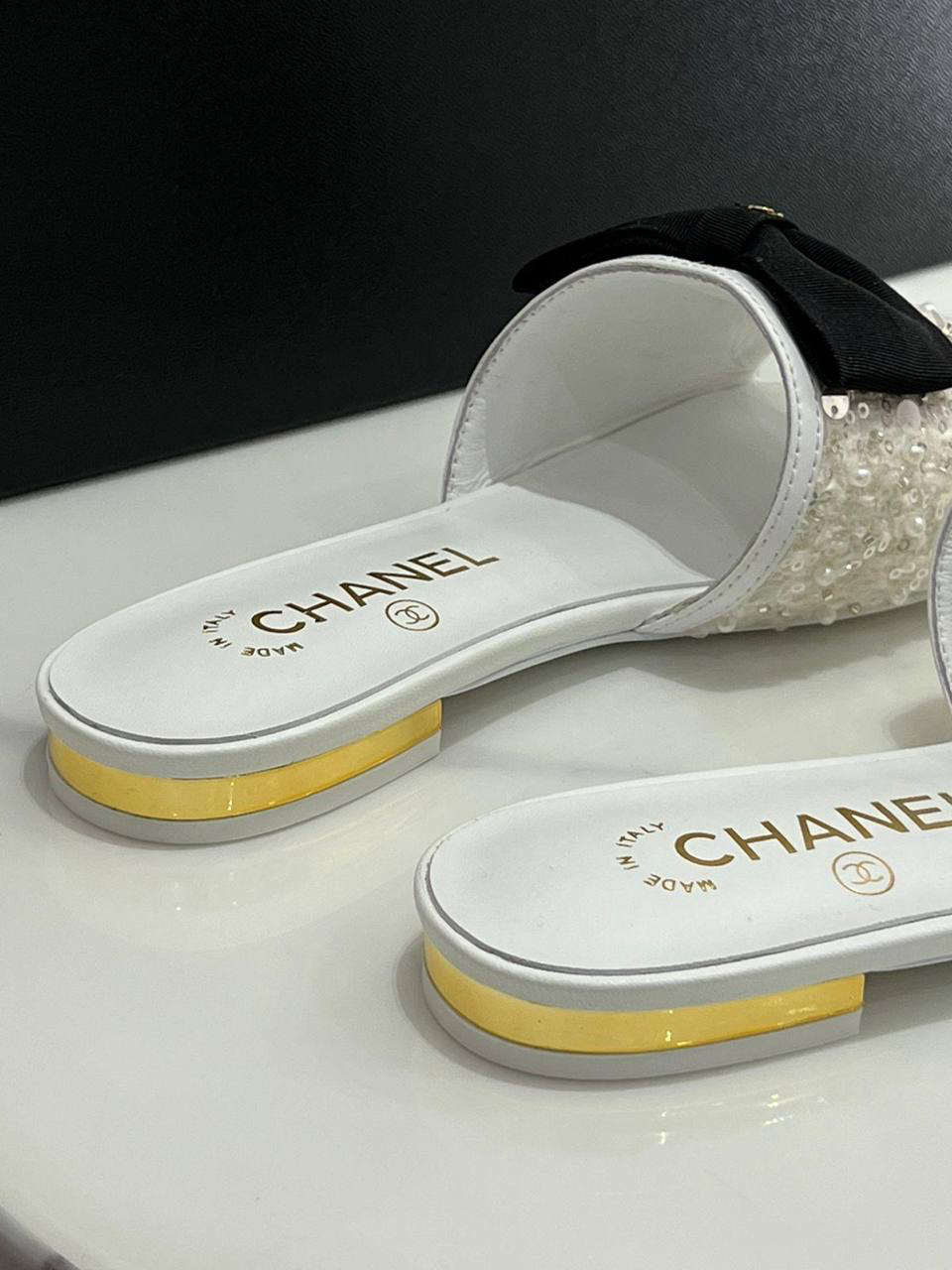 ШЛЕПКИ CHANEL детальное фото