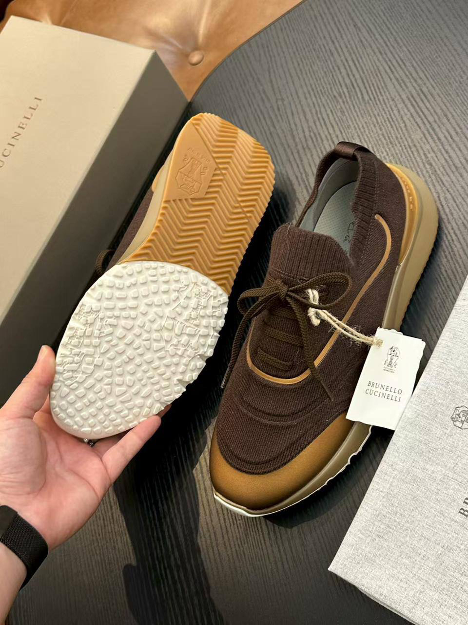 МУЖСКИЕ КРОССОВКИ BRUNELLO CUCINELLI детальное фото