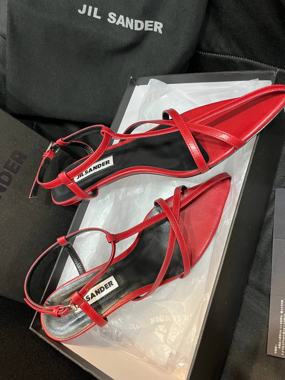 БОСОНОЖКИ JIL SANDER детальное фото