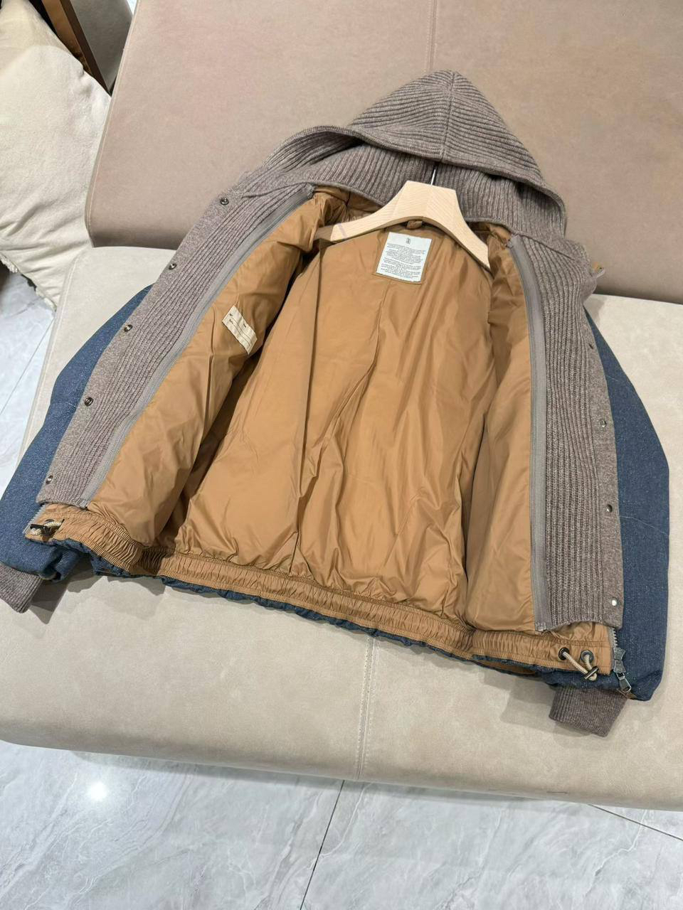 ПУХОВИК BRUNELLO CUCINELLI детальное фото