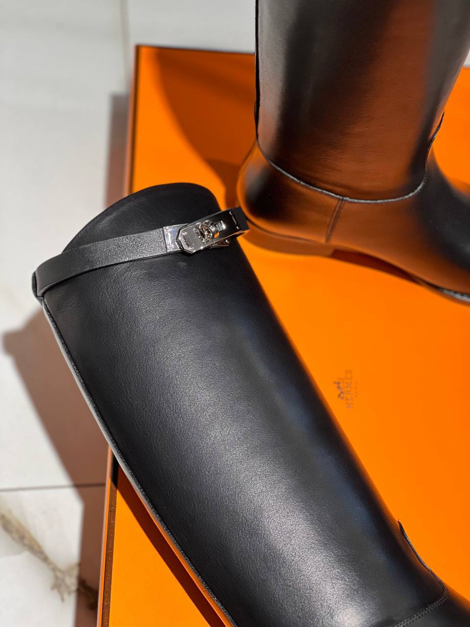 САПОГИ HERMES детальное фото